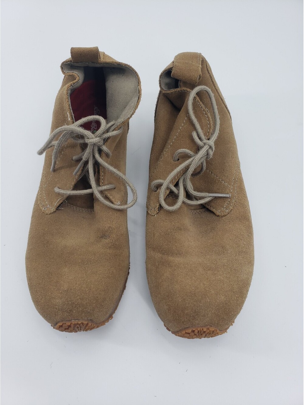Eddie Bauer Transition Chukka Boots Women's 9 Suede Lace Up Walking Brown